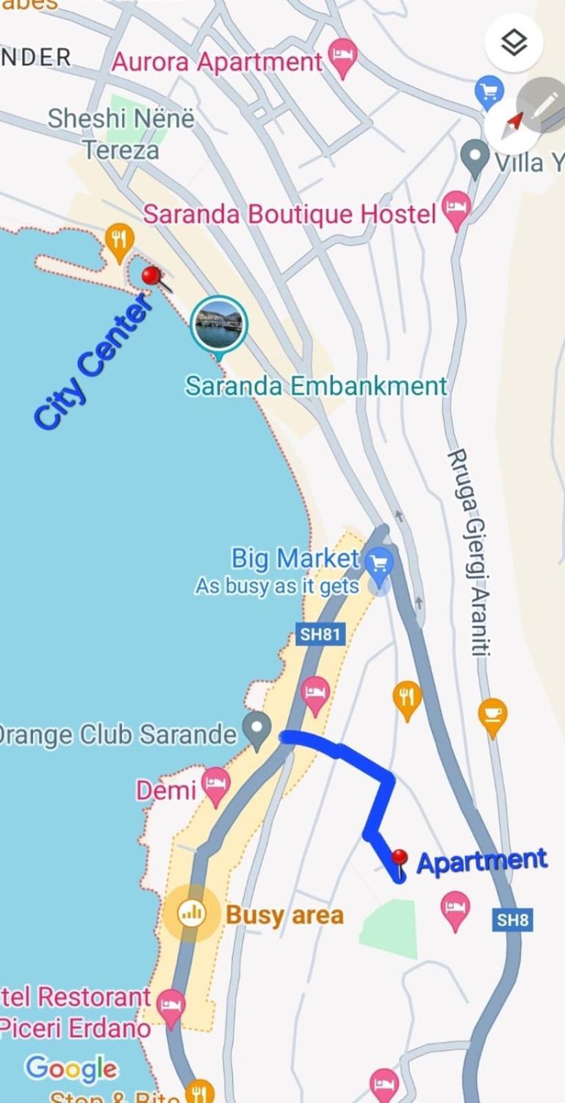 SarandëNiko Apartament别墅 外观 照片